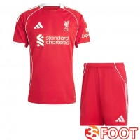 Maillot De Foot FC Liverpool Enfant Domicile Rouge 2025/2026