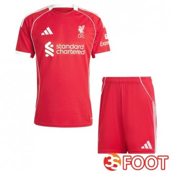Maillot De Foot FC Liverpool Enfant Domicile Rouge 2025/2026