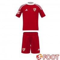 Maillot De Foot Sevilla FC Enfant Exterieur Rouge 2025/2026