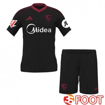Maillot De Foot Sevilla FC Enfant Third Noir 2025/2026
