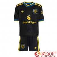 Maillot De Foot Manchester United Enfant Third Noir 2025/2026