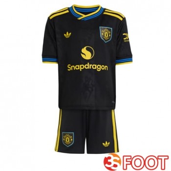 Maillot De Foot Manchester United Enfant Third Noir 2025/2026