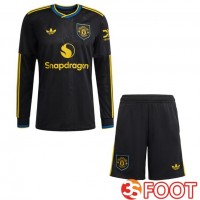 Maillot De Foot Manchester United Enfant Third Manche longue Noir 2025/2026