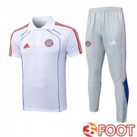 Ensemble Polo Bayern Munich + Pantalon Blanc 2025/2026