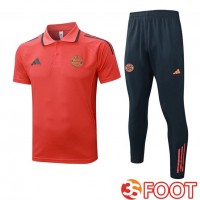 Ensemble Polo Bayern Munich + Pantalon Orange 2025/2026