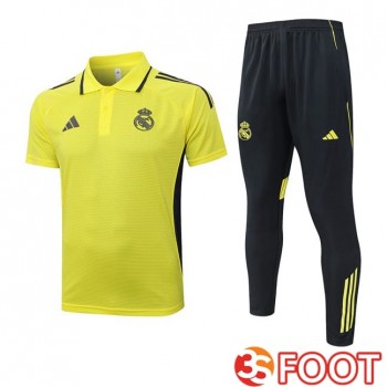 Ensemble Polo Real Madrid + Pantalon Jaune 2025/2026