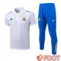 Ensemble Polo Real Madrid + Pantalon Blanc 2025/2026