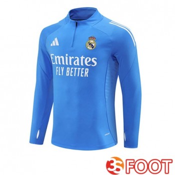 Training Sweatshirt Real Madrid Bleu 2025/2026