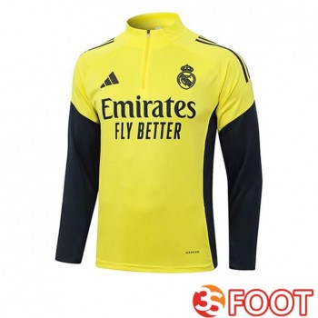 Training Sweatshirt Real Madrid Jaune 2025/2026