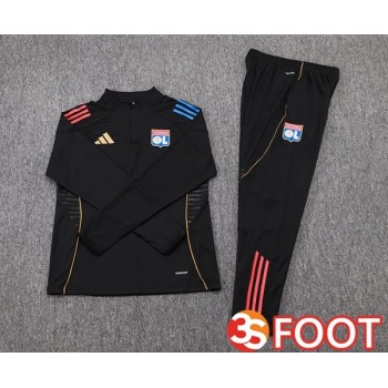 Ensemble Survetement De Foot Lyon OL Noir 2025/2026