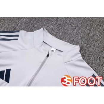 Ensemble Survetement De Foot Arsenal Blanc 2025/2026