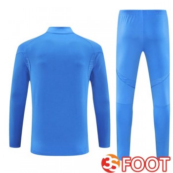 Ensemble Survetement De Foot Real Madrid Bleu 2025/2026