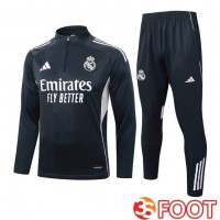 Ensemble Survetement De Foot Real Madrid Gris 2025/2026