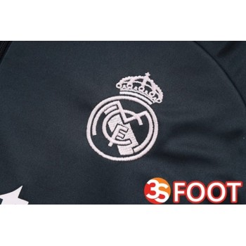 Ensemble Survetement De Foot Real Madrid Gris 2025/2026