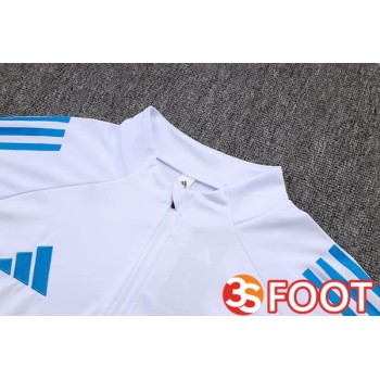 Ensemble Survetement De Foot Real Madrid Blanc 2025/2026