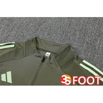 Ensemble Survetement De Foot Real Madrid Vert 2025/2026