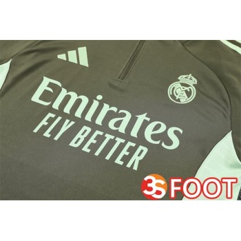 Ensemble Survetement De Foot Real Madrid Vert 2025/2026