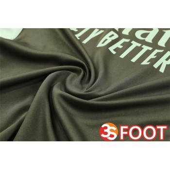 Ensemble Survetement De Foot Real Madrid Vert 2025/2026