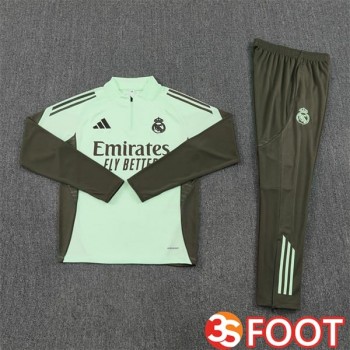 Ensemble Survetement De Foot Real Madrid Vert 2025/2026