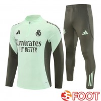 Ensemble Survetement De Foot Real Madrid Vert 2025/2026