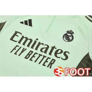 Ensemble Survetement De Foot Real Madrid Vert 2025/2026