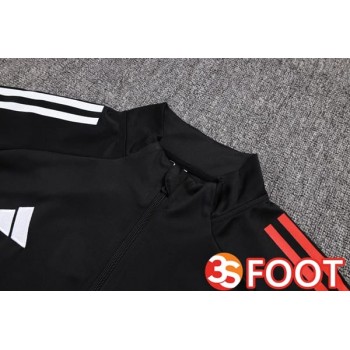 Ensemble Veste Survetement De Foot AFC Ajax Noir 2025/2026