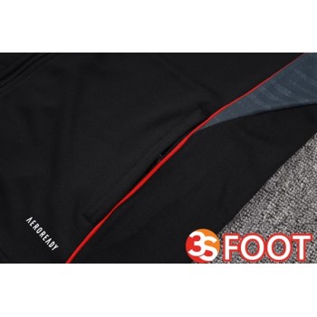 Ensemble Veste Survetement De Foot AFC Ajax Noir 2025/2026