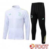 Ensemble Veste Survetement De Foot Juventus Blanc 2025/2026