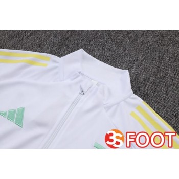Ensemble Veste Survetement De Foot Juventus Blanc 2025/2026