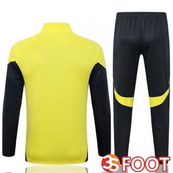 Ensemble Veste Survetement De Foot Real Madrid Jaune 2025/2026