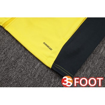 Ensemble Veste Survetement De Foot Real Madrid Jaune 2025/2026