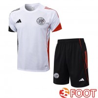 Ensemble Training T-Shirts AFC Ajax + Shorts Blanc 2025/2026