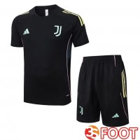 Ensemble Training T-Shirts Juventus + Shorts Noir 2025/2026