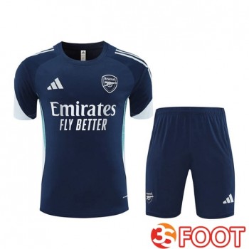 Ensemble Training T-Shirts Arsenal + Shorts Bleu Royal 2025/2026