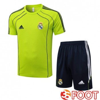 Ensemble Training T-Shirts Real Madrid + Shorts Vert 2025/2026