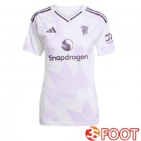 Maillot De Foot Manchester United Femme Exterieur Blanc 2025/2026