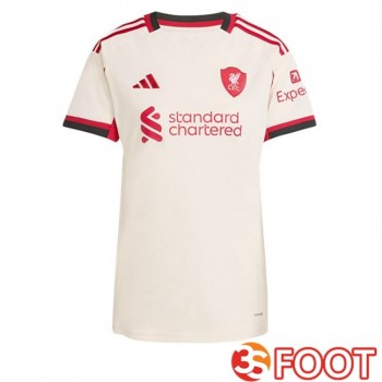 Maillot De Foot FC Liverpool Femme Exterieur Jaune 2025/2026