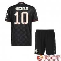 Maillot De Foot Bayern Munich (Sané 10) Enfant Third Noir 2025/2026