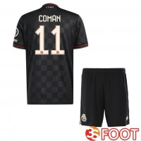 Maillot De Foot Bayern Munich (Coman 11) Enfant Third Noir 2025/2026