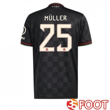 Maillot De Foot Bayern Munich (Müller 25) Third Noir 2025/2026