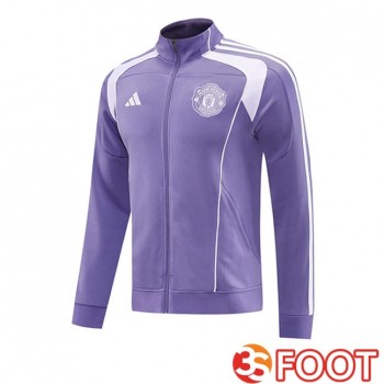 Veste Foot Manchester United Pourpre 2025/2026