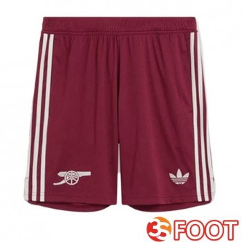 Short De Foot Arsenal Third Marron 2025/2026