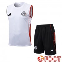 Gilet Foot AFC Ajax + Shorts Blanc 2025/2026