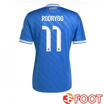 Maillot De Foot Real Madrid (Rodrygo 11) Third Bleu 2025/2026