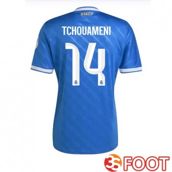 Maillot De Foot Real Madrid (Tchouameni 14) Third Bleu 2025/2026