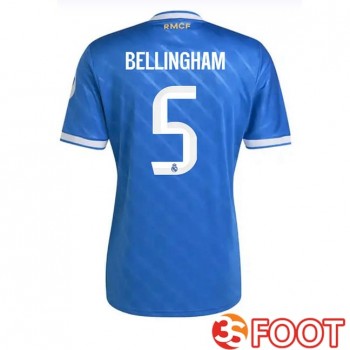 Maillot De Foot Real Madrid (Bellingham 5) Third Bleu 2025/2026
