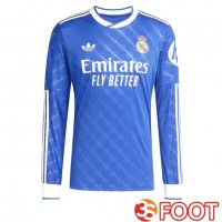 Maillot De Foot Real Madrid Third Manche longue Bleu 2025/2026