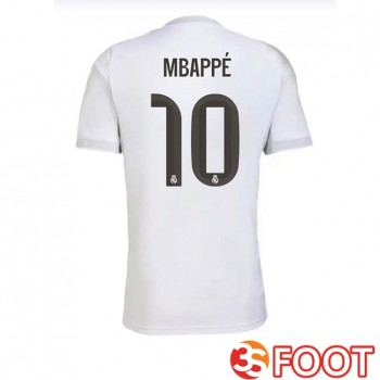 Maillot De Foot Real Madrid (Mbappé 10) Domicile Blanc 2025/2026