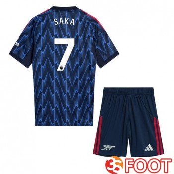 Maillot De Foot Arsenal (SAKA 7) Enfant Exterieur Bleu Royal 2025/2026