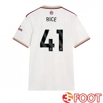 Maillot De Foot Arsenal (RICE 41) Third Blanc 2025/2026